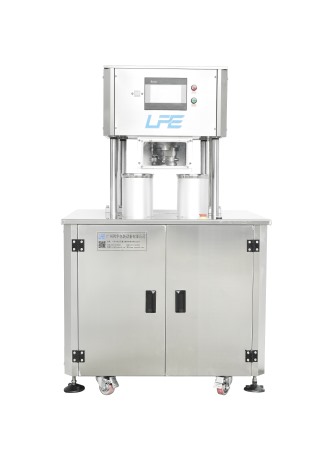 半自動雙室抽真空（kōng）充氮封罐機LPE-SVC10